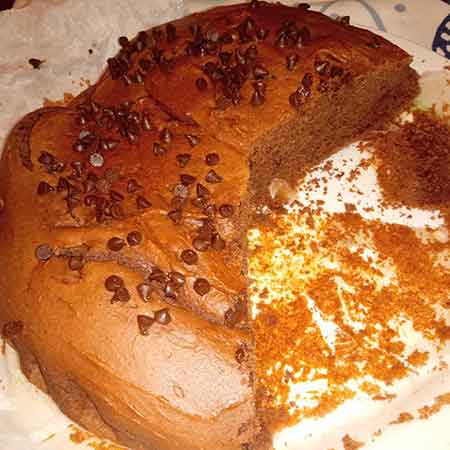 Torta ricotta e cacao