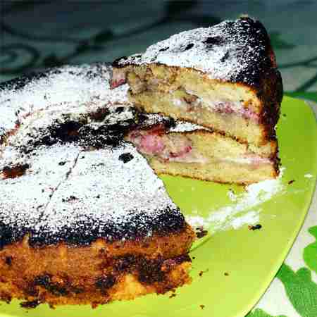 Torta ricotta e fragole