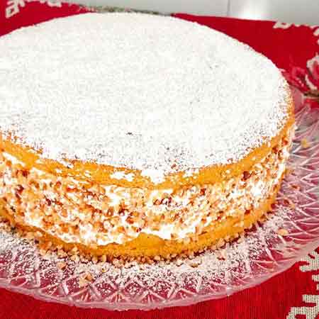 Torta ricotta e pere