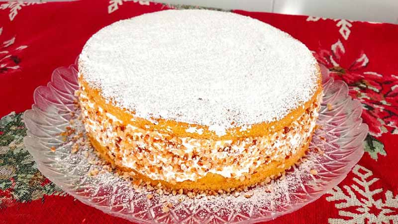 Torta ricotta e pere