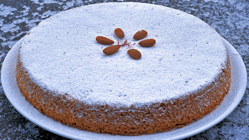 Torta rustica mandorle e amaretto