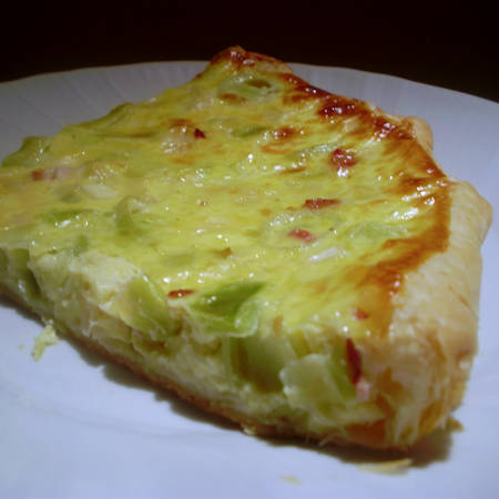 Torta salata ai porri