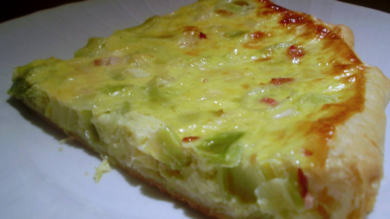 Torta salata ai porri