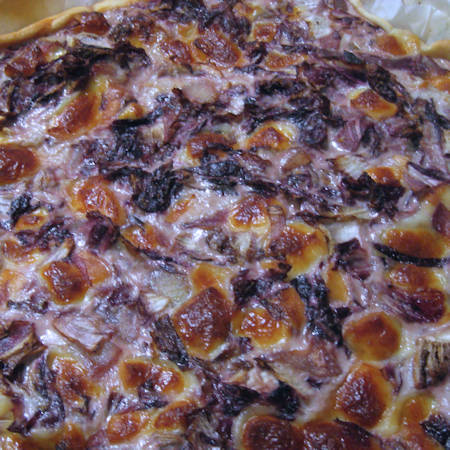 Torta salata al radicchio