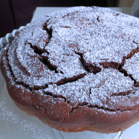 Torta semplice al cacao