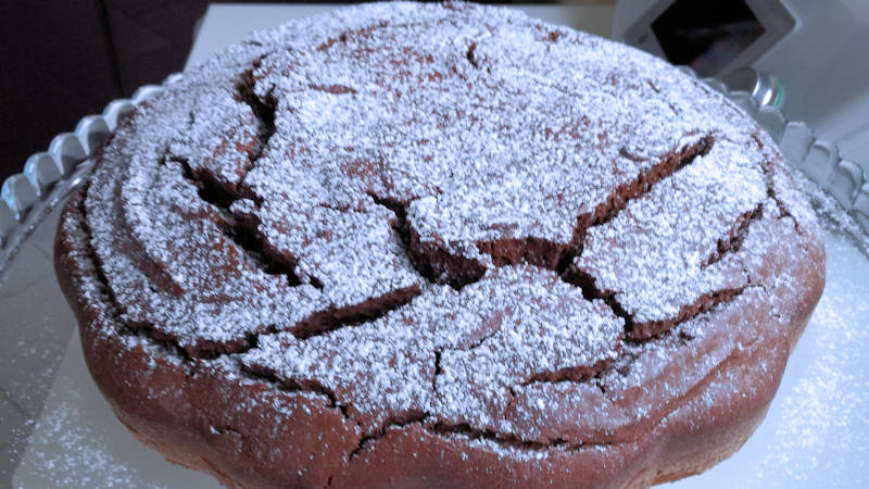 Torta semplice al cacao