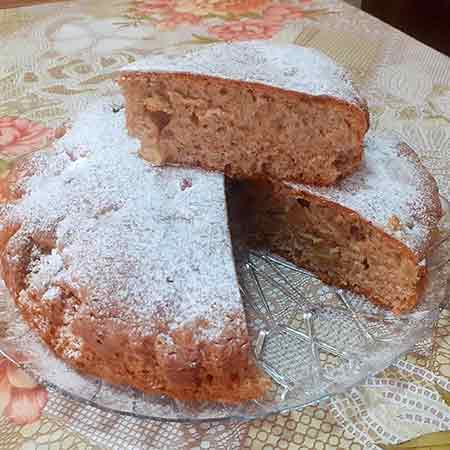 Torta soffice di mele e cannella