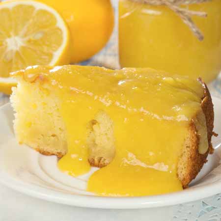 Torta veloce al lemon curd