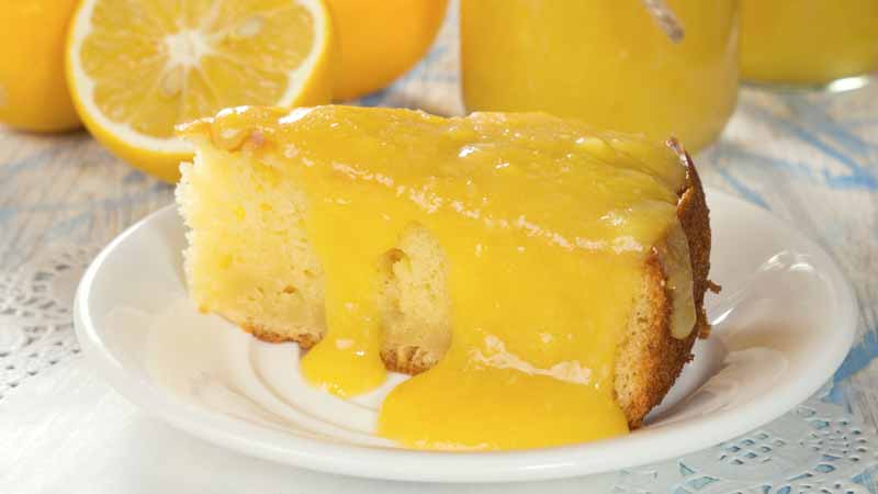 Torta veloce al lemon curd