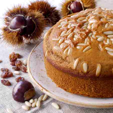 Torta veloce alle castagne