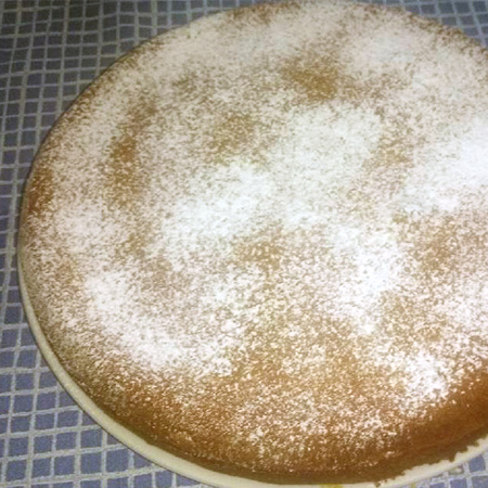 Torta veloce alle mele frullate