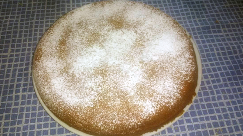 Torta veloce alle mele frullate