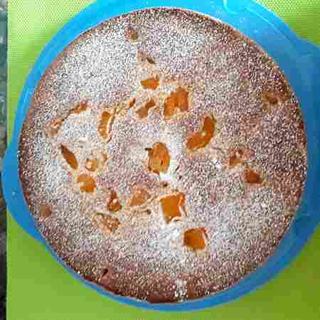 Torta yogurt e albicocche