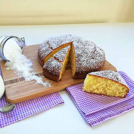 Torta allo yogurt e cocco