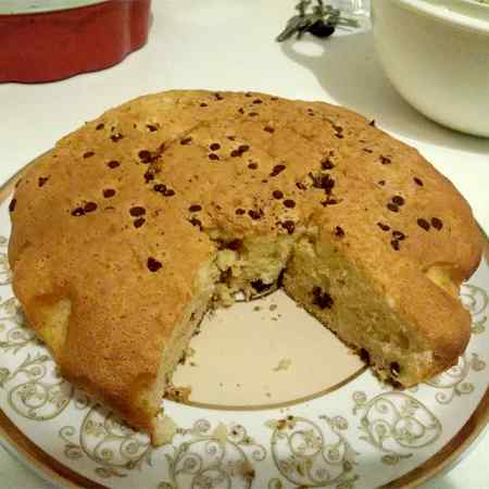 Torta yogurt e gocce di cioccolato