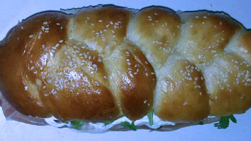 Treccia pan brioche salata sofficissima