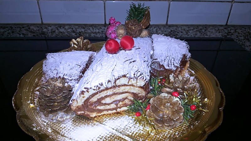 Tronchetto di Natale alla Nutella