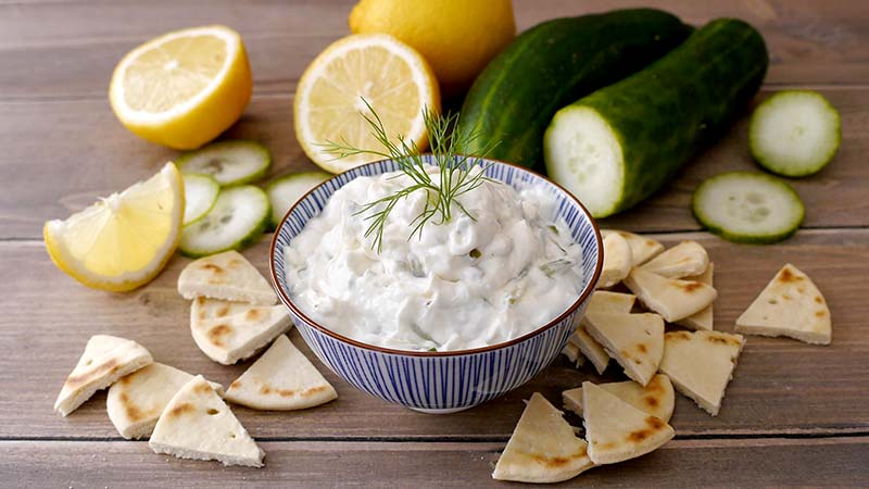 Tzatziki senza aglio