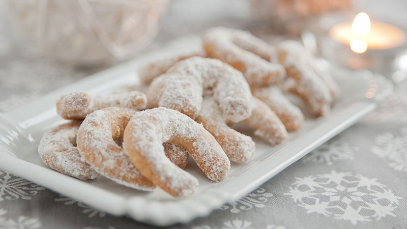 Vanillekipferl Biscotti alla vaniglia