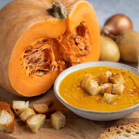 Vellutata di zucca e patate