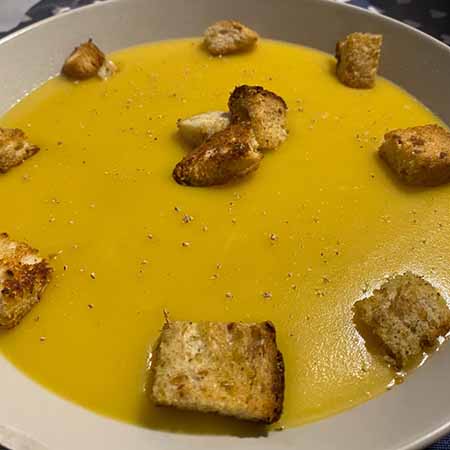 Vellutata di zucca e patate