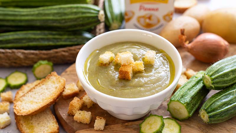 Vellutata di zucchine e patate