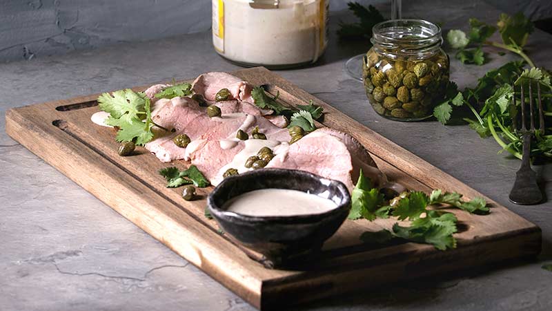 Vitello tonnato senza maionese