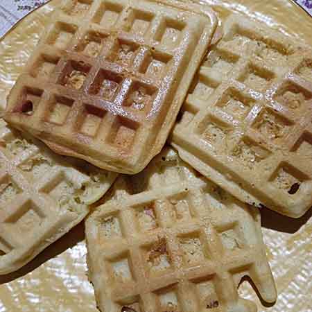 Waffle senza lattosio