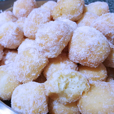 Zeppole con patate