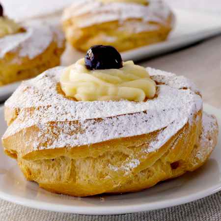 Zeppole di San Giuseppe al forno