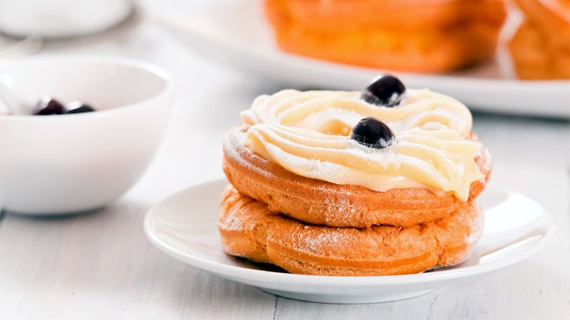 Zeppole senza glutine al forno