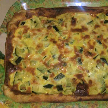 Zucchine in pizza