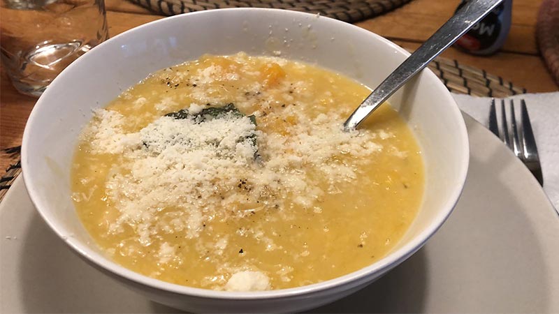 Zuppa ceci e zucca