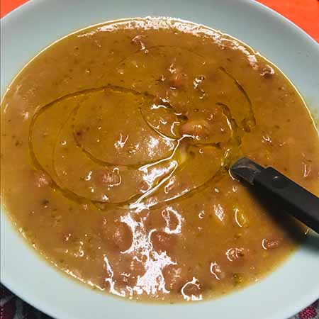 Zuppa di fagioli all'antica