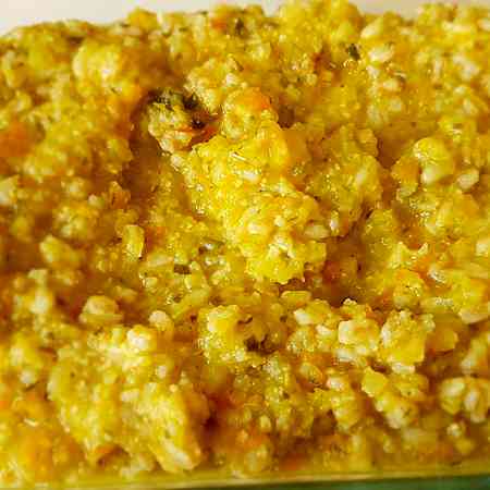 Zuppa di farro con zucca e cavolfiore