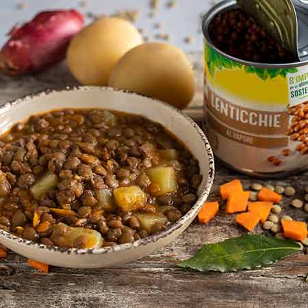 Zuppa di lenticchie veloce