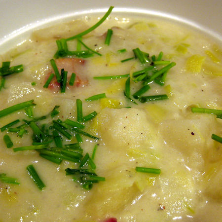 Zuppa di patate e zucchine