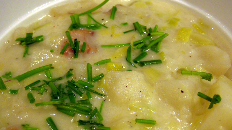 Zuppa di patate e zucchine